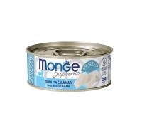 Monge Supreme sterilized д/стерилизованных кошек из тунца с кальмаром, консервы 80г