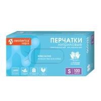 NEOTERICA VETPRO Перчатки нитриловые неопудренные нестерильные с овсяными коллоидами (S)