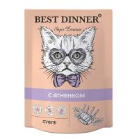 Паучи Best Dinner Мясные деликатесы /Суфле С Ягненком/ д/взрослых кошек и котят с 6месяцев 0,085кг