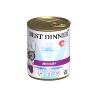 Консервы Best Dinner Exclusive Urinary "Говядина с картофелем" для собак - 0,34 кг