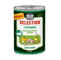 Solid Natura Selection консервы д/кошек Кролик 0,34кг
