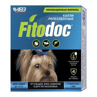 FITODOC капли репеллентные для собак до 10 кг (1 пип. по 1 мл)