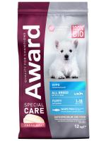 AWARD SPECIAL CARE HYPO PUPPY со свеж.белой рыбой д/щенков, бер.и кор.собак,склонных к аллергии 12кг
