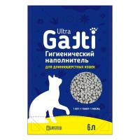Наполнитель Gatti Ultra 6л впитывающий д/длинношерст.кошек (1*4)
