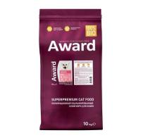 AWARD Sterilized д/взрослых стерил.кошек с индейкой/курицей с добавлением клюквы и цикория 10кг