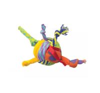 Игрушка Catstages Dental для кошек "Мяч с хвостиками" c кошачьей мятой 3,5 см