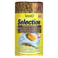 TetraSelection корм для всех видов рыб "4 вида" хлопья/чипсы/гранулы 100 мл