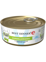 Best Dinner диет. корм д/собак и щенков при пищевой аллергии "С ИНДЕЙКОЙ И УТКОЙ" 100 гр
