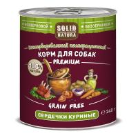 Solid Natura Premium консервы д/собак Сердечки куриные 0,24кг