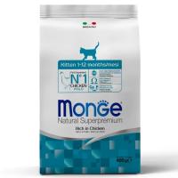 Сухой корм Monge Cat Daily Line для котят и беременных кошек, из курицы 400 г 