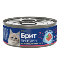 БРИТ ПРЕМИУМ, Риет из говядины для стерилизованных кошек, 100 г., 1062844