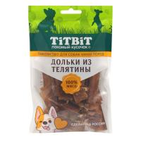 Дольки из телятины для собак мини пород 70 г 024546 ТИТБИТ