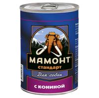 Мамонт Стандарт Конина влажный корм для собак жестяная банка 0,97 кг