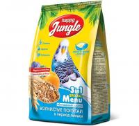 HAPPY JUNGLE корм д/волнистых попугаев при линьке 500гр