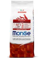 Сухой корм Monge Dog Speciality Line Monoprotein д/собак всех пород ягненок с рисом и картофелем 12к