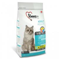1st CHOICE корм для кошек Здоровая кожа и Шерсть, лосось, 2.72кг