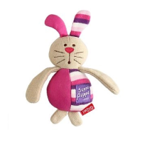 GiGwi 85023 SUPPA PUPPA Игрушка для маленьких собак Зайка с пищалкой 17 см