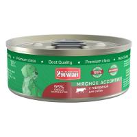 Четвероногий гурман Мясное Ассорти 100 г для собак с говядиной