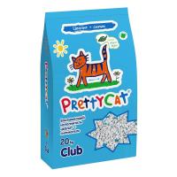 PRETTY CAT наполнитель впитывающий для кошачьих туалетов Naturel с алоэ 20кг