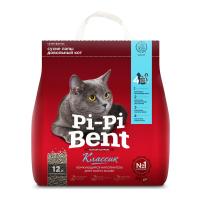 Pi-Pi Bent наполнитель комкующийся классик 5кг крафт-пакет /4/