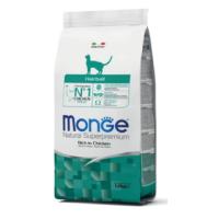 Сухой корм Monge Cat Daily Line Hairball для кошек, для выведения шерсти, из курицы 1,5 кг