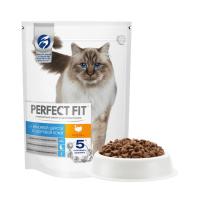 ПЕРФЕКТ ФИТ д/красивой шерсти и здоровой кожи кошек с индейкой 650г
