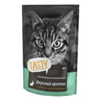 Tasty д/кошек пауч Кролик в желе 85г