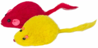 Игрушка для кошек "Мышь цветная", 45-50мм (уп.4шт.), Triol