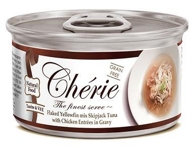 Pettric консервы Cherie тунец с курицей в подливе 80 г