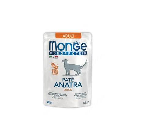 Monge Cat Monoprotein Pouch паучи для кошек утка 85г