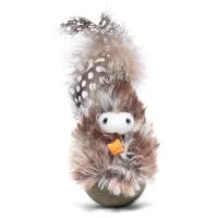 GiGwi 85020 CATCH & FETCH ECO Игрушка для кошек Птичка со звуковым чипом 12 см
