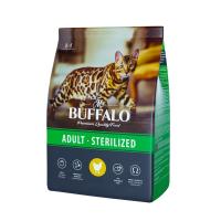 Mr.Buffalo STERILIZED Сухой корм д/к (курица) 1,8 кг