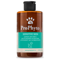 Жидкий шампунь ProPhyto SENSITIVE SKIN SHAMPOO д/ собак против зуда и раздражения, 250 мл