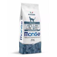 Сухой корм Monge Cat Speciality Line Monoprotein Sterilised д/стерилизованных кошек, из форели 10кг
