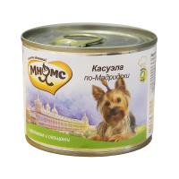 МНЯМС консервы для собак всех пород "Касуэла по-мадридски" (кролик с овощами) 200г
