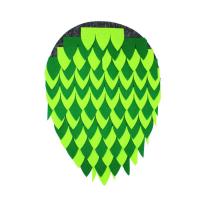 sh-08505 Нюхательный коврик ЛИСТИК "LEAF" 45х35см