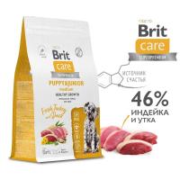 Брит CARE Сухой корм с инд и уткой д/щенк.ср.пор Dog Puppy&Junior M Healthy Growth 3 кг 5066292