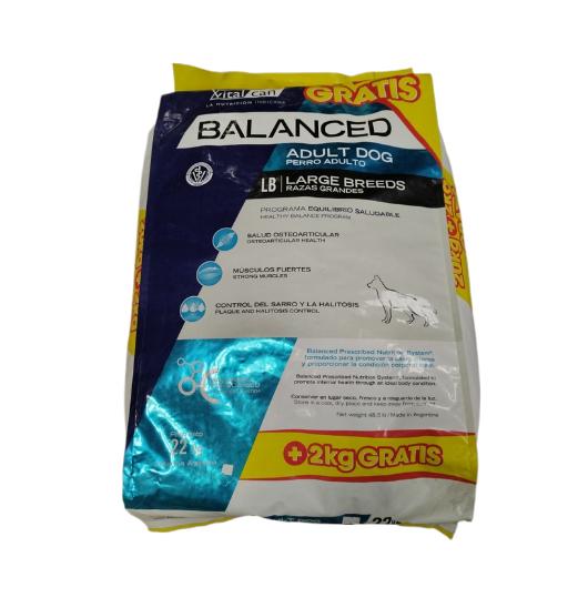 Виталкан Корм Balanced Dog Adult для взрослых собак крупных пород, 22 кг