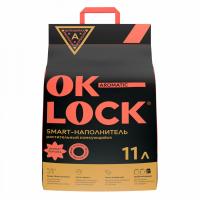 Наполнитель Ok-Lock растительный Персик, 11л