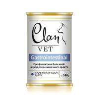 CLAN VET GASTROINTESTINAL диет консервы д/собак Профилактика болезней ЖКТ 340г