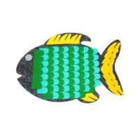 sh-08503 Нюхательный коврик Рыбка "FISH" 50х35см