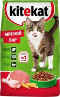 КИТЕКАТ сухой 350 г Мясной пир
