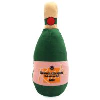 Игрушка Mr.Kranch для собак Шампанское Kranch Clicqout с пищалкой, новогодняя серия
