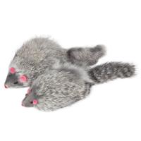 Игрушка для кошек "Мышь серая", 90-100мм (уп.2шт.), Triol