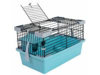 Клетка-мини ECO д/мелких грыз.,складн.,шаг прута до 9,5мм, 28*17*h18см (+домик;+миска;+колесо) 40192