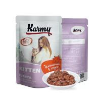 Karmy д/котят Киттен Телятина в соусе 80г