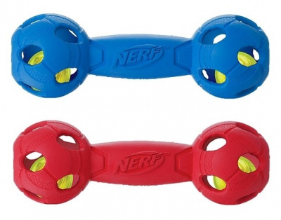 NERF, Игрушка для собак, Гантель светящаяся, 17.5 см, 22637