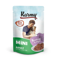 Karmy д/собак мелких пород Мини Эдалт Ягненок кусочки в соусе 80г