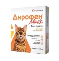 Дирофен® Макс для кошек 2,5 - 7,5 кг, 1 х 60 мг/0,75 мл Apicenna
