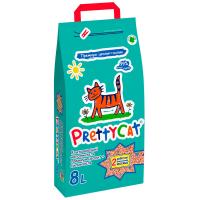 PRETTY CAT наполнитель впитывающий для кошачьих туалетов Premium 8л/4кг